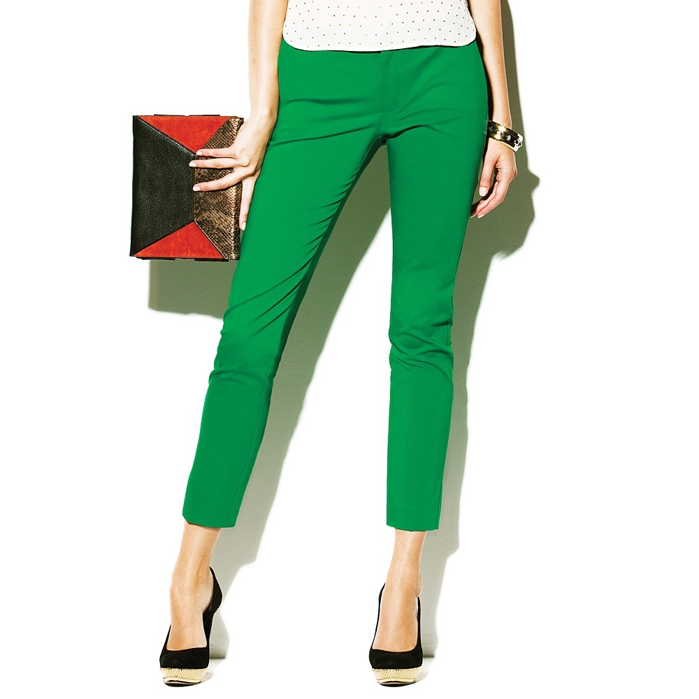 Vince Camuto Green Angle Pocket Skinny Pant 🍏